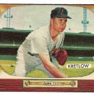 1955 Bowman baseball card #108 (E) Lou Kretlow NM