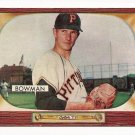 1955 Bowman baseball card #115 (B) Roger Bowman EX