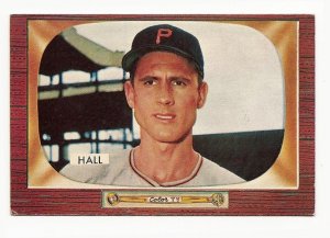 1955 Bowman baseball card #113 (E) Bob Hall EX