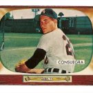 1955 Bowman baseball card #116 Sandalio Consuegra EX