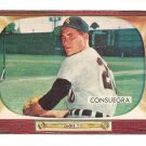 1955 Bowman baseball card #116 (B) Sandalio Consuegra EX