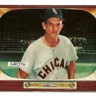 1955 Bowman baseball card #117 (C) Johnny Groth VG/EX