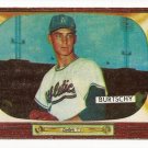 1955 Bowman baseball card #120 Ed Burtschy G+