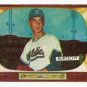 1955 Bowman baseball card #120 Ed Burtschy G+