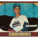 1955 Bowman baseball card #120 (D) Ed Burtschy EX
