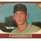 1955 Bowman baseball card #133 (B) Charles King EX