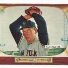 1955 Bowman baseball card #123 Marv Grissom VG/EX