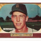 1955 Bowman baseball card #121 Rufus Crawford VG