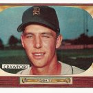 1955 Bowman baseball card #121 (B) Rufus Crawford EX/NM
