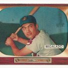 1955 Bowman baseball card #142 Rudy Regalado VG (faint crease)