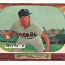 1955 Bowman baseball card #151 (C) Jim Brideweser EX