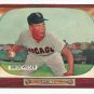 1955 Bowman baseball card #151 (E) Jim Brideweser EX