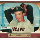 1955 Bowman baseball card #148 Bob Chakales NM