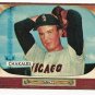 1955 Bowman baseball card #148 (B) Bob Chakales EX (light printing ridge (not crease))