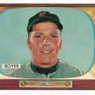 1955 Bowman baseball card #149 Cloyd Boyer EX/NM