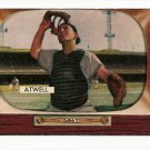 1955 Bowman baseball card #164 Toby Atwell Ex (miscut)