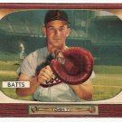 1955 Bowman baseball card #161 (B) Matt Batts Baltimore Orioles EX/NM