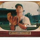 1955 Bowman baseball card #162 (B) Charlie Maxwell Baltimore Orioles EX (miscut)