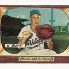 1955 Bowman baseball card #175 (C) Billy Shantz VG (paper ripples - not creases)