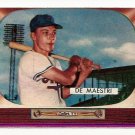 1955 Bowman baseball card #176 (B) Joe De Maestri NM (miscut)