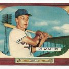 1955 Bowman baseball card #176 (C) Joe De Maestri VG (dents on front of card)