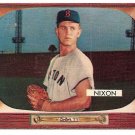 1955 Bowman baseball card #177 (B) Willard Nixon VG/EX
