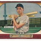 1955 Bowman baseball card #204 (C) Frank Bolling EX