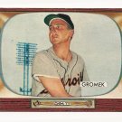 1955 Bowman baseball card #203 Steve Gromek EX/NM
