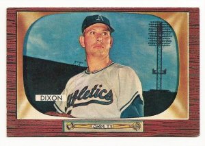 1955 Bowman baseball card #211 (E) John Sonny Dixon NM