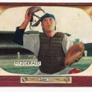 1955 Bowman baseball card #208 (B) Eddy Fitzgerald EX/NM