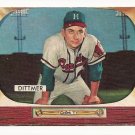 1955 Bowman baseball card #212 Jack Dittmer - good