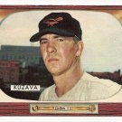 1955 Bowman baseball card #215 (B) Bob Kuzava NM
