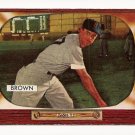 1955 Bowman baseball card #221 Hector Skinny Brown VG/EX