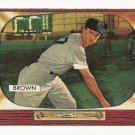 1955 Bowman baseball card #221 (C) Hector Skinny Brown EX