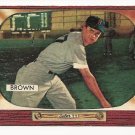 1955 Bowman baseball card #221 (D) Hector Skinny Brown EX