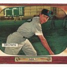 1955 Bowman baseball card #221 (F) Hector Skinny Brown EX/NM