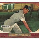 1955 Bowman baseball card #221 (G) Hector Skinny Brown NM