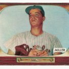 1955 Bowman baseball card #245 Bill Miller G/VG