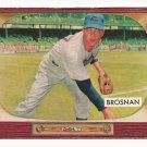 1955 Bowman baseball card #229 Jim Brosnan VG