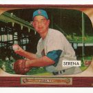 1955 Bowman baseball card #233 Bill Serena EX