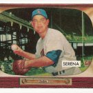 1955 Bowman baseball card #233 (B) Bill Serena EX