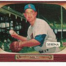 1955 Bowman baseball card #233 (C) Bill Serena EX/NM