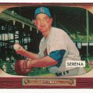 1955 Bowman baseball card #233 (D) Bill Serena EX