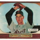 1955 Bowman baseball card #254 Bennett Flowers EX+