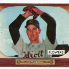 1955 Bowman baseball card #254 (D) Bennett Flowers EX