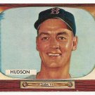 1955 Bowman baseball card #318 Sid Hudson VG/EX