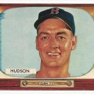 1955 Bowman baseball card #318 (C) Sid Hudson EX