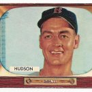 1955 Bowman baseball card #318 (D) Sid Hudson VG/EX