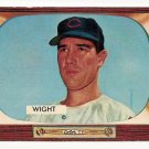 1955 Bowman baseball card #312 Bill Wight VG/EX