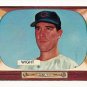 1955 Bowman baseball card #312 (C) Bill Wight VG+